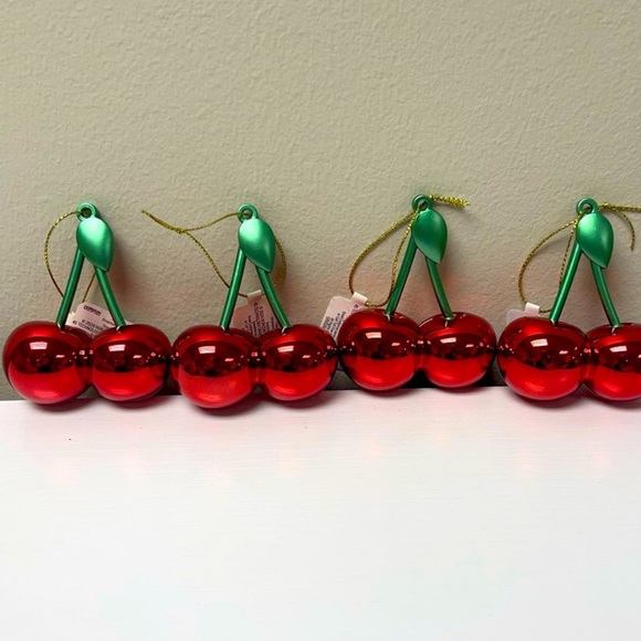 Cherry Christmas Ornament - Picture 3 of 4